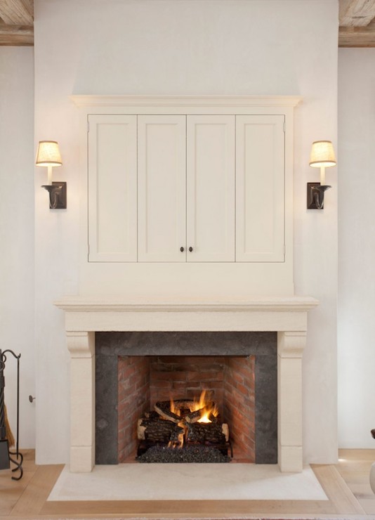 flat-panel-tv-enclosed-over-fireplace-mantel